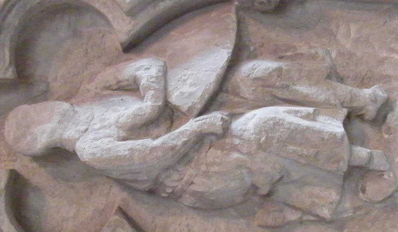 Hereford Cathedral Thomas de Cantilupe 1282 weeper